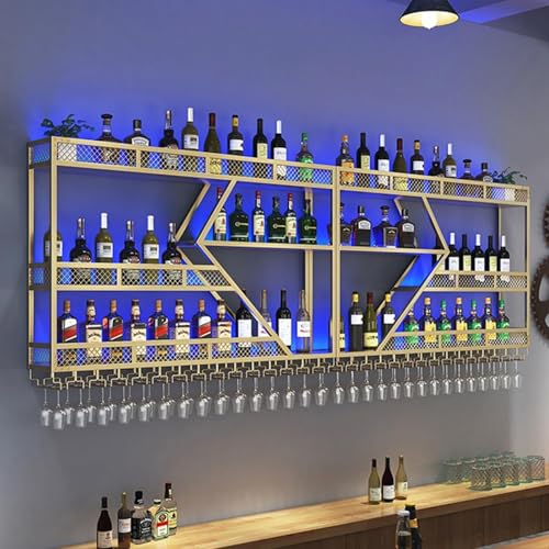 78.7in Large Wall Mounted Wine Rack