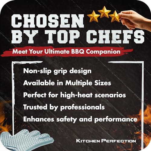 XL Silicone Smoker BBQ Gloves (2 Count)
