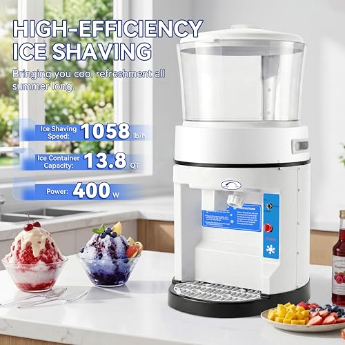 Commercial Ice Shaver Machine 400W