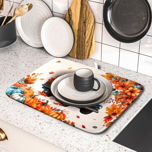 Truck Absorbent Dish Drying Mat