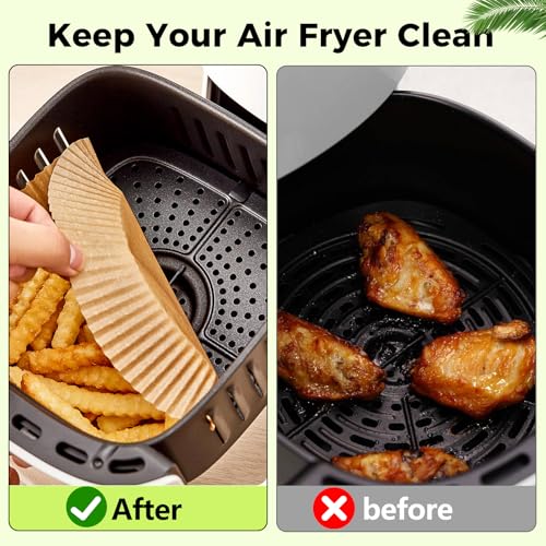 6.5In Round Disposable Air Fryer Liners 200PCS for Gourmia