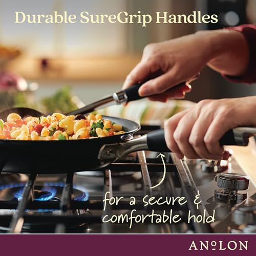Advanced Home Nonstick Frying Pan with Helper Handle 14.5