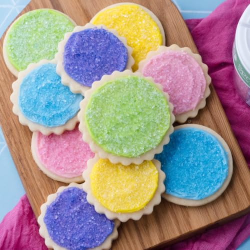 Dye Free Pastel Sugar 6 Cell Decorating Variety (2.75 Ounce)