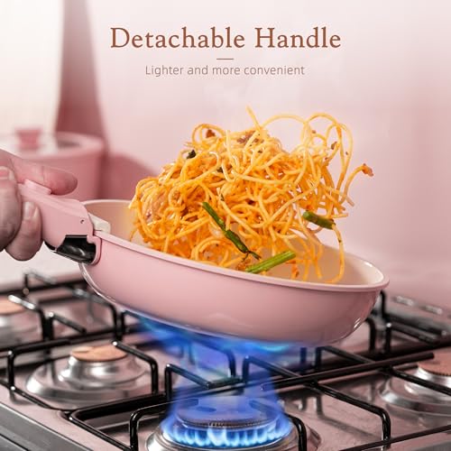 21 Pcs Pots and Pans Set Non Stick