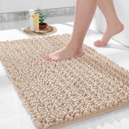 Bathroom Rugs Non Slip Washable 32x20 Inch