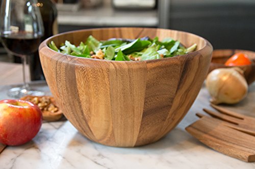 Acacia Wood Salad Bowl