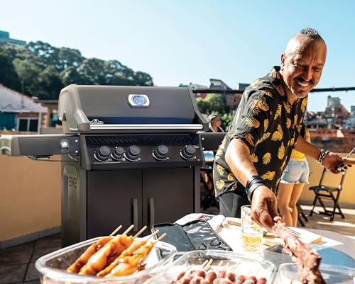 Rogue 525 4 Burner Natural Gas Grill with Stainless Steel Grates