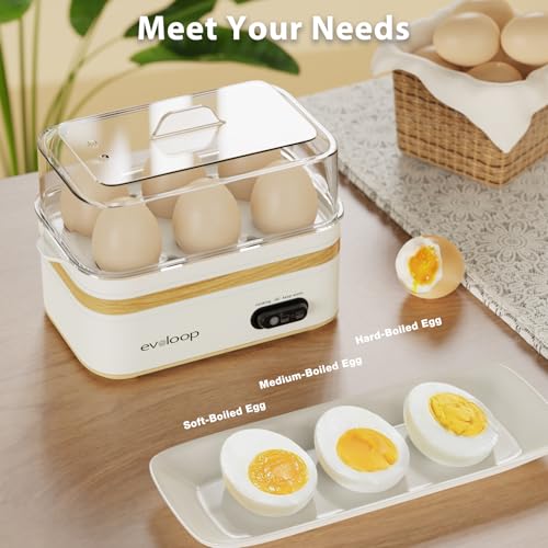 Rapid Egg Cooker Electric 6 Eggs Capacity