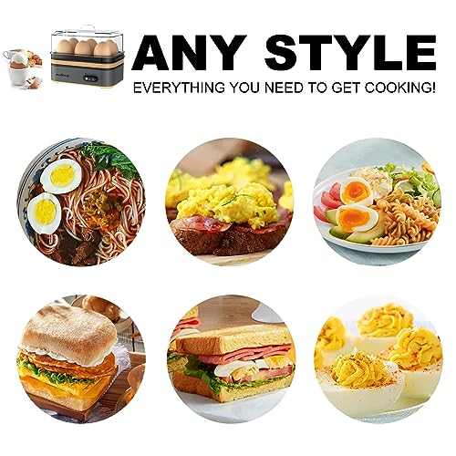 Rapid Egg Cooker Electric 6 Eggs Capacity (6 Count)
