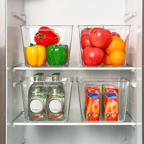 6 Pack Clear Storage Bins (6 Count)