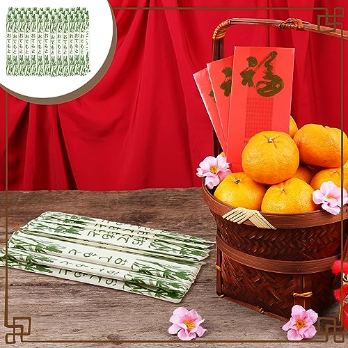 200 Pairs Disposable Bamboo Chopsticks Sleeved Separated (200 Count)