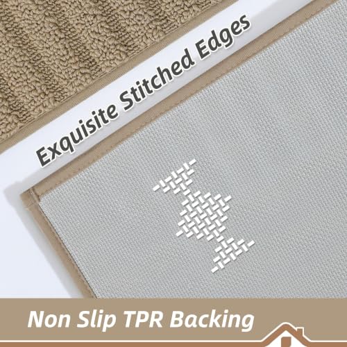 Kitchen Rugs Non Slip Washable 2PCS