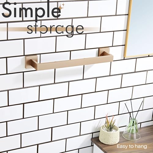 16 Inch Towel Bar for Bathroom Wall Kitchen Towels Holder Wall Mount SUS304 Stainless Steel Towel Rack