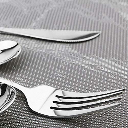 30 Piece Stainless Steel Satin Finish Flatware Set (6 Count)
