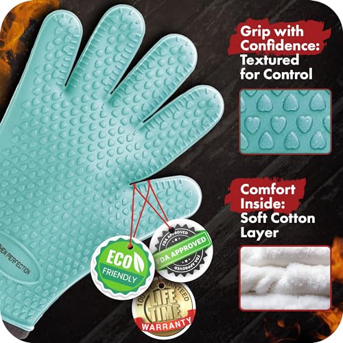 XL Silicone Smoker BBQ Gloves (2 Count)
