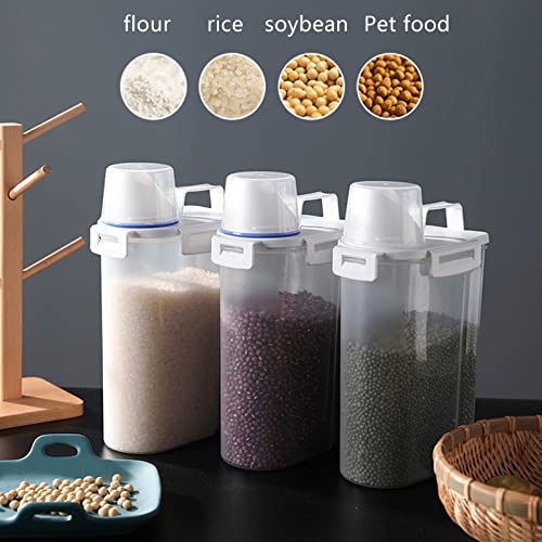 2 Pcs 5.5 LB Rice Storage Container (2 Count)