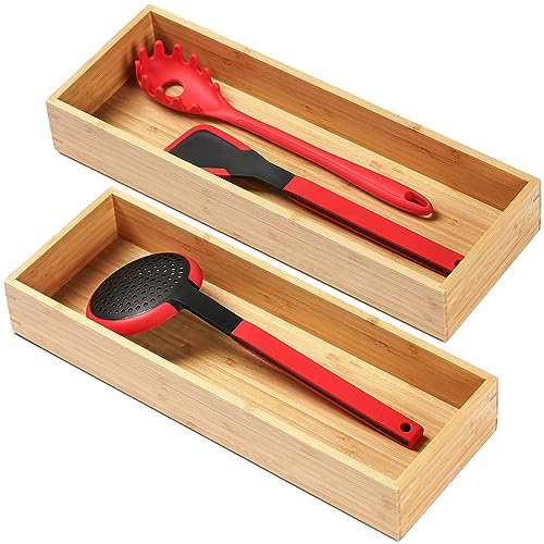 Bamboo Kitchen Utensils Organizer