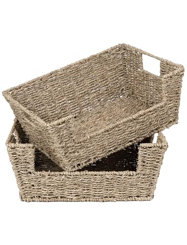 Pantry Baskets for Organizing (2 Count)
