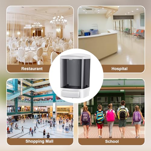 6 Pcs Wall Mounted Soap Dispenser (6 Count)