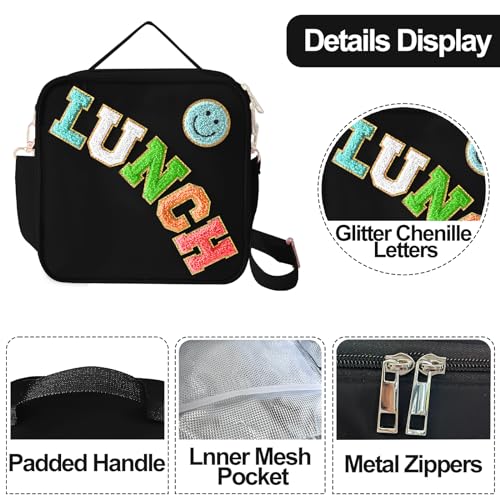 Insulated Lunch Bag With Adjustable Shoulder Strap