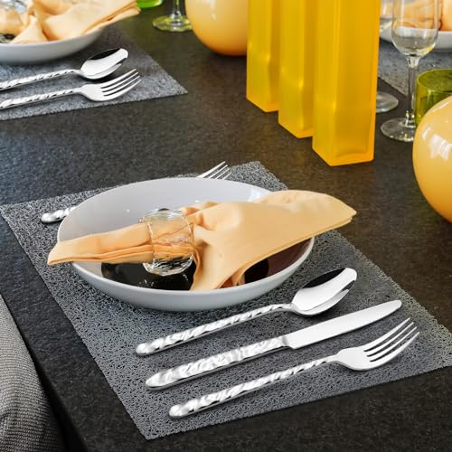 60 Piece Silverware Set for 12 (60 Count)
