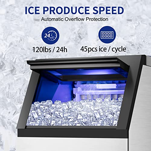 Commercial Ice Maker Machine 120Lbs