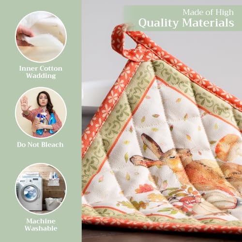 Pot Holders 100% Cotton Potholders (2 Count)