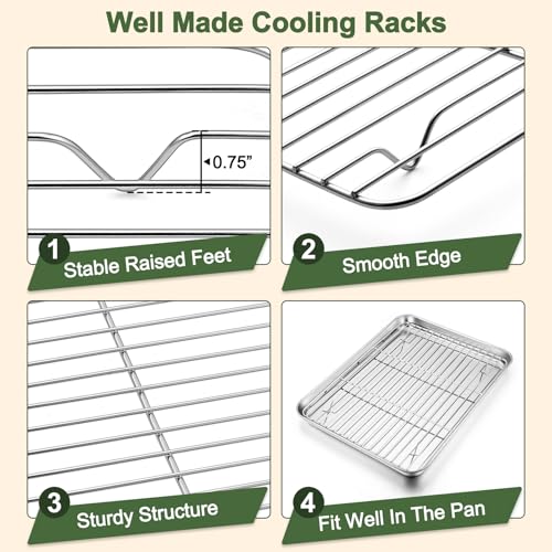 Baking Sheet with Rack Set (6 Count)