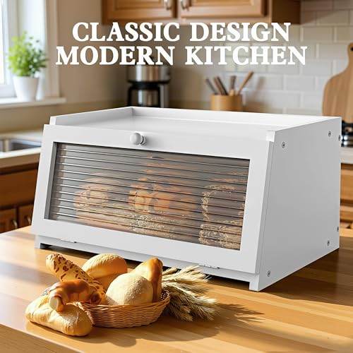 Bread Box for Kitchen Countertop