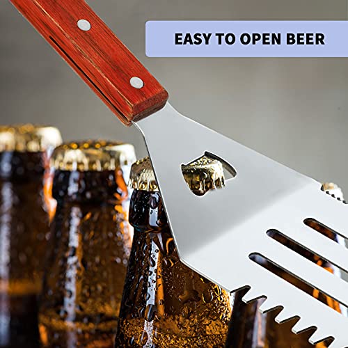 2 Pieces BBQ Extra Long Grill Turner and Grill Spatula
