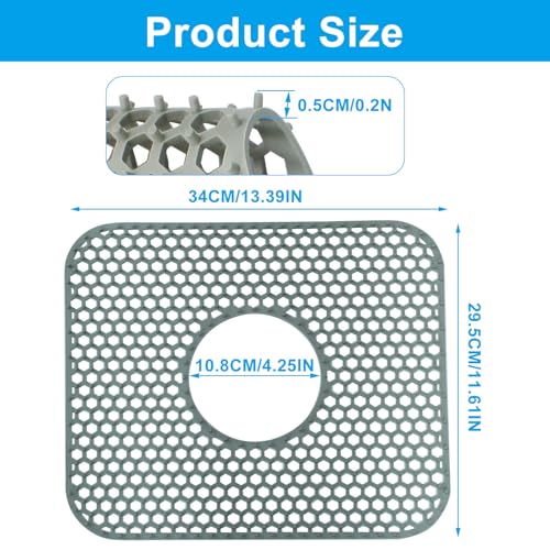 2 Pack Non Slip Kitchen Sink Mats