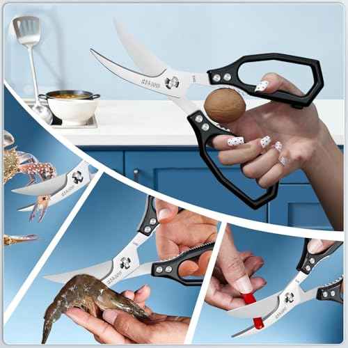 Black Kitchen Scissors Set
