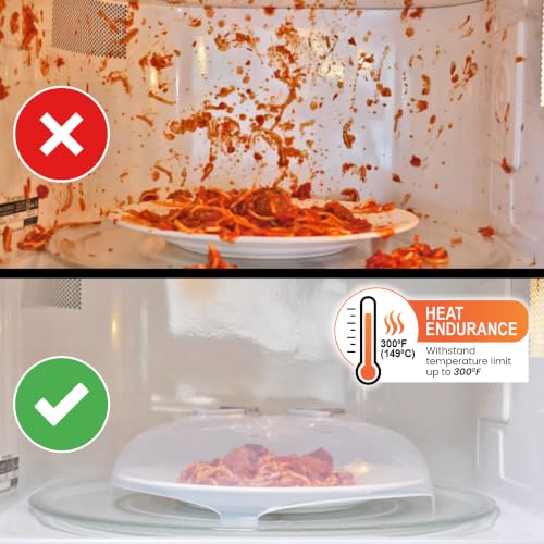 Magnetic Microwave Splatter Cover for Food