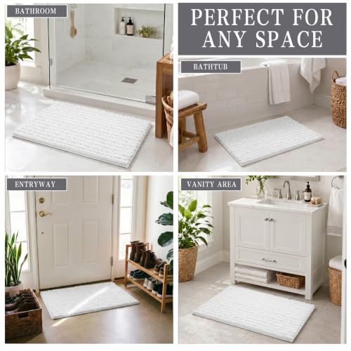 Bathroom Rugs Non Slip Washable 32x20 Inch