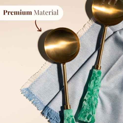 Resin Metal Salad Servers (2 Count)
