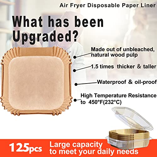 Air Fryer Liners Disposable 9 Inch (125 Count)