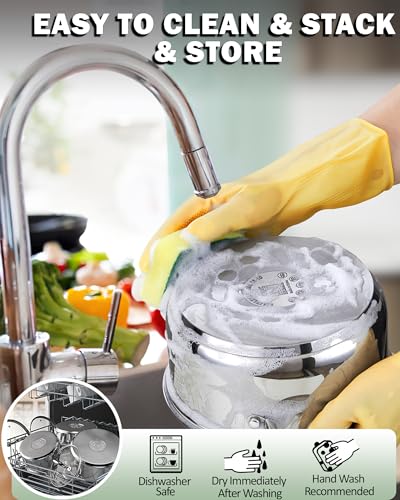 Basics 8 Quart Stainless Steel Stock Pot with Lid