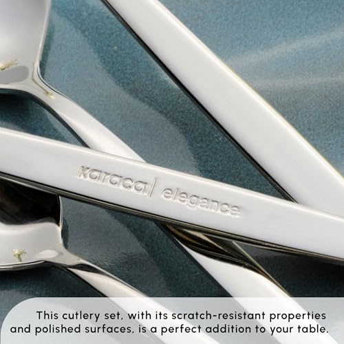 Thor 84 Piece Table Silverware Cutlery Set with Box (84 Count)