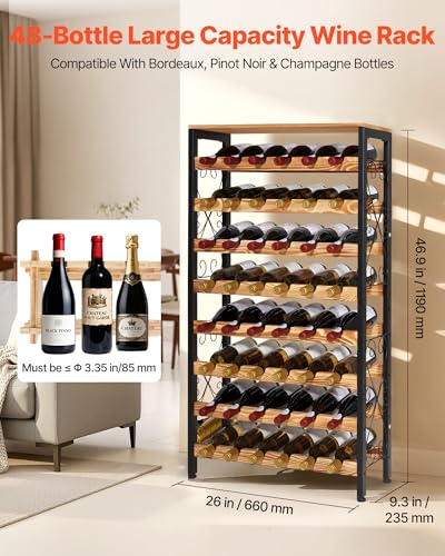 48 Bottle Wine Rack (48 Count)