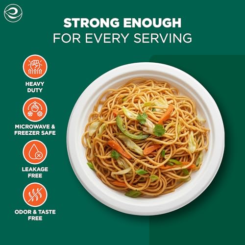 6 Inch Disposable Bagasse Paper Plates