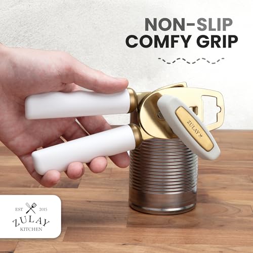 Heavy Duty Stainless Steel Can Opener Manual with Bottle Opener