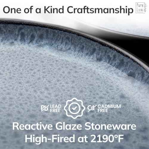 12 Piece Stoneware Dinnerware Set for 4 (12 Count)