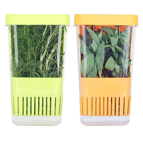 Fresh Herb Keeper for Refrigerator (2 Count)