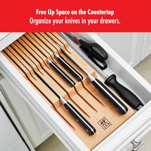 12 Slot In Drawer Knife Block