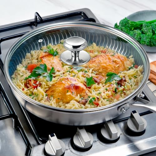10.25 In Glass Lid for Frying Pan