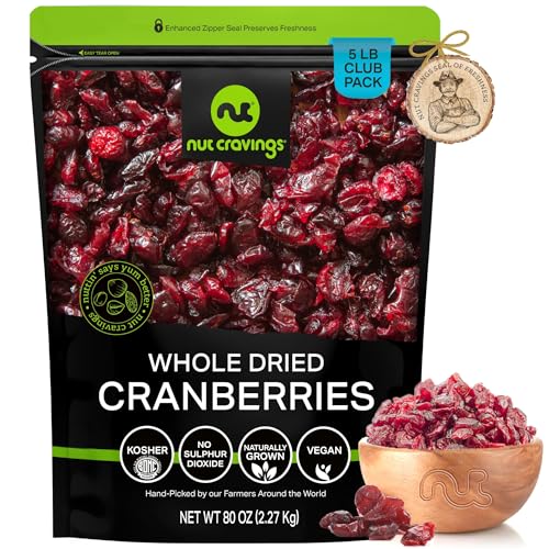 Dried Whole Cranberries (80 Ounce)