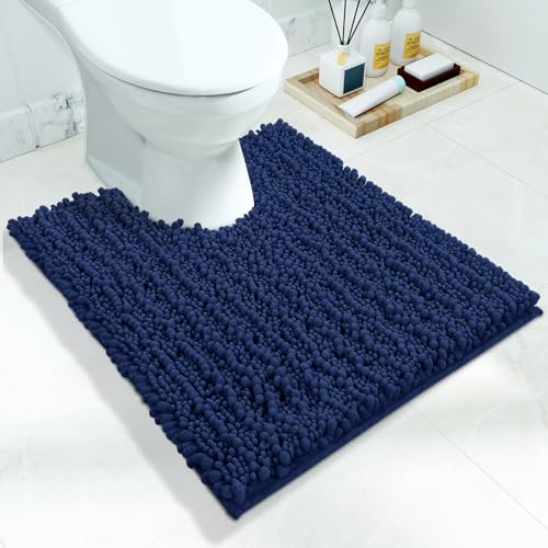 Toilet Rug U Shaped Washable 24x20 Inch