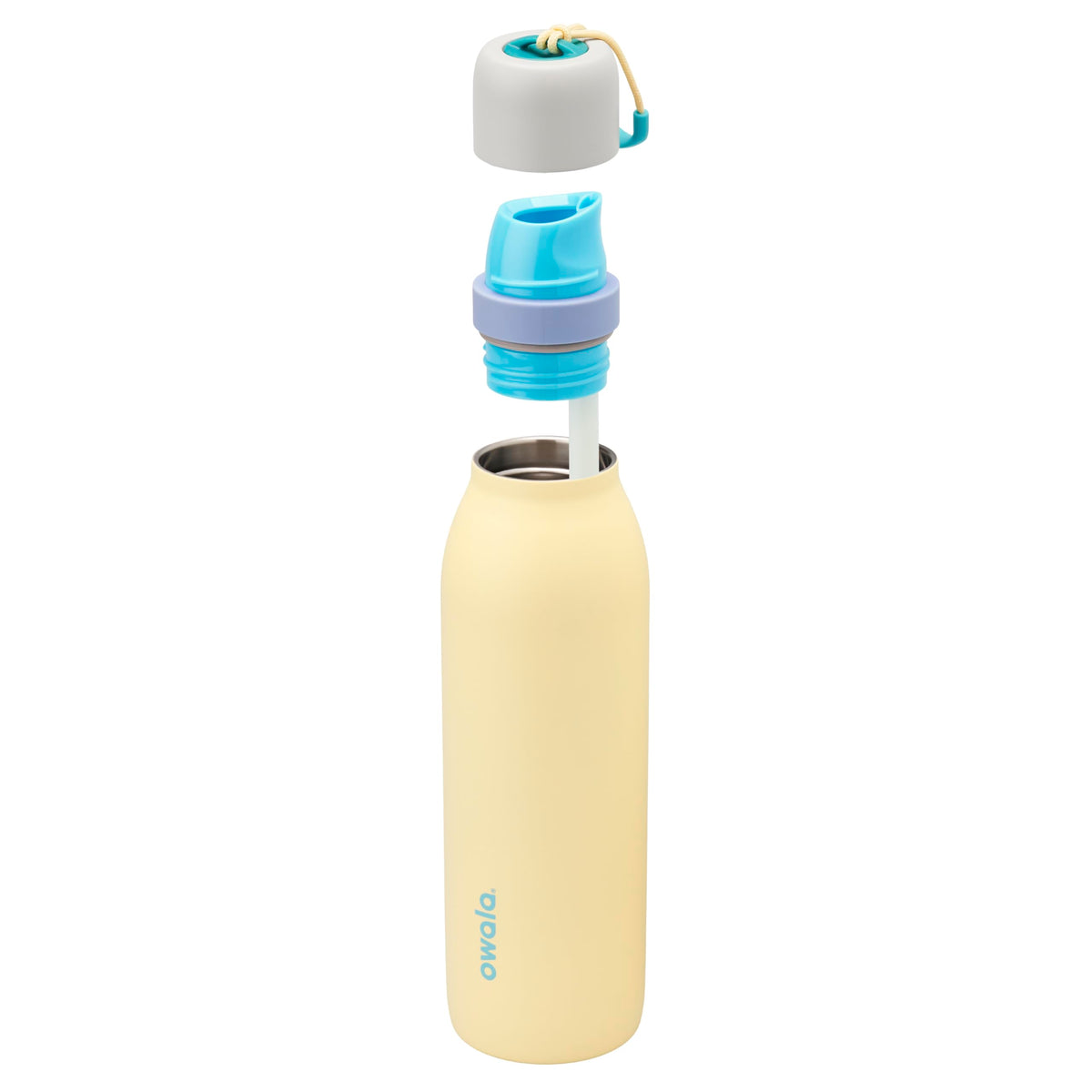 FreeSip Twist Stainless Steel Water Bottle 18 oz Sunny Daze