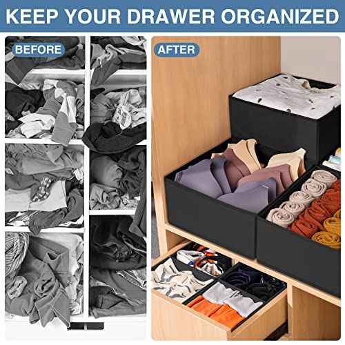 Drawer Organizer Clothes 12 Pack (12 Count)