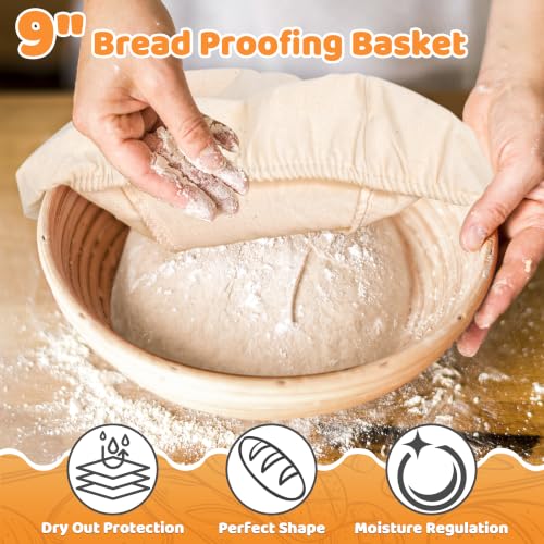 5 QT Pre Seasoned Cast Iron Dutch Oven for Bread Baking